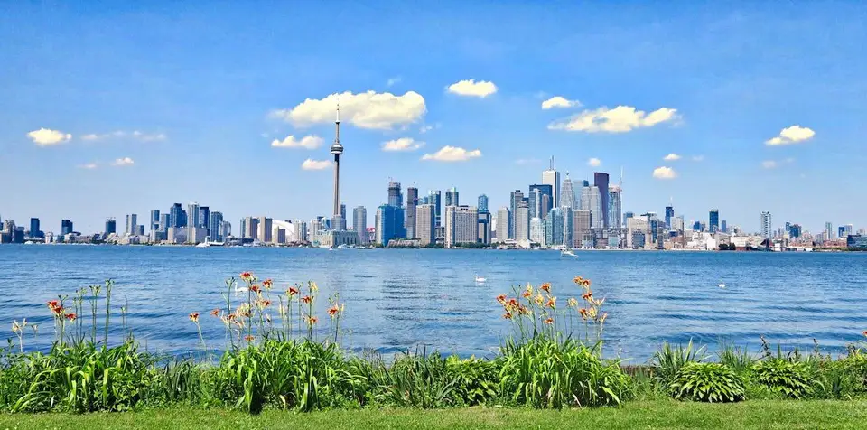CN Tower rising over the Toronto skyline